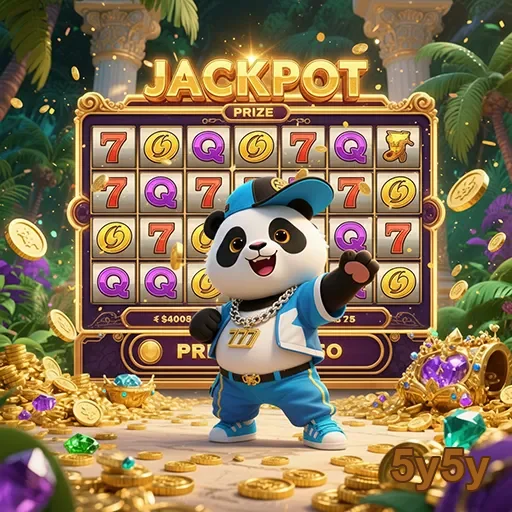 Jogadores desfrutando de slots no cassino 5y5y